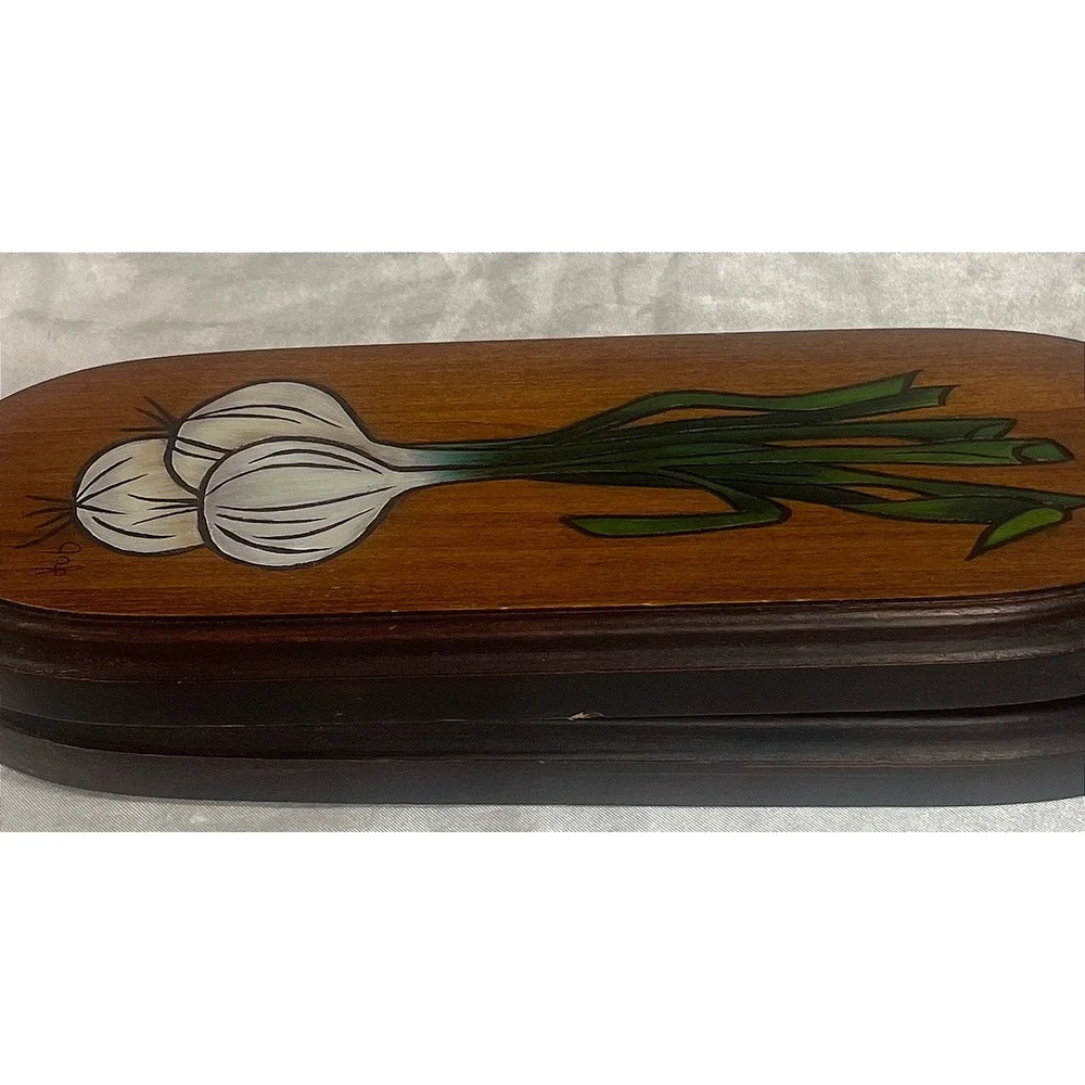 Vintage retro wood country kitchen signs veggie folk 9